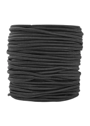 Mandala Crafts Tent Pole Shock Cord 18 Inch Black 3mm Thick Elastic Cord 55 YDS DIY Round Stretchy Cord Rope Heavy Duty Kayak Bungee Cord Stretch String