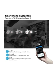 XBW - 4Channel CCTV security Kit 1080P/2.0MP 1920X1080 Camera 4CH Surveillance DVR kit with 8pcs 2.0mp 1080P Metal Outdoor Bullet Camera Alarm System&amp;P2P Home Security(Not HDD)