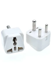 KKmoon-South African Switch Plug Converter Type M Plug Adapter Safe Grounded Small Travel Adapter Plug for South African/Indian Travel Power Plug Adapter Converter 0-10A 250V