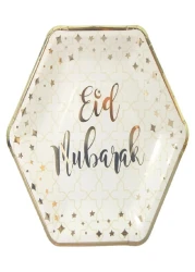 Peacock Supplies Eid Mubarak Party Plates (10pk), for Occassions like Ramadan
