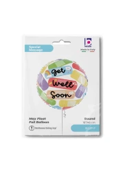 18" Foil Balloon Cheerful Get Well Bandaid