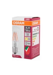 Osram E27 Filament LED Bulb 4W Warm White