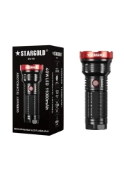 Rechargeable LED Flashlight With Power Bank Germany Technology 40W LED 11000mAh LED Light