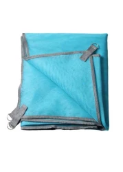 Aiwanto Beach Mat Picnic Mat Sand Proof Lightweight Compact Large Beach Picnic Mat Fast Dry Waterproof Easy Clean Ultra Portable Blanket (Blue, 79"&times;79")