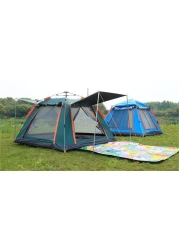 3-4 People Large Camping Tent Waterproof Tent Removable Canopy Stargazing Tent