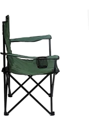 Portable Folding Camping Chair with Cup Holder Foldable Fishing Camping Chair - Outdoor Picnic Chair With Carry Bag Perfect For BBQ Beach Chair
