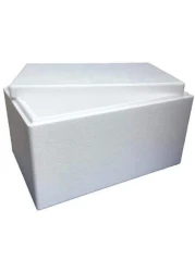 ALSAQER-Thermocoal Ice Box-(25Litre-10KG)Thermocoal Cool Box-Thermo Keeper Container, Expanded Polystyrene Cooler, Fishing Ice Box