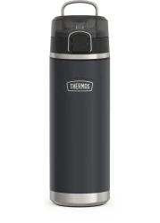 THERMOS ICON SERIES Stainless Steel Water Bottle with Spout 24 Ounce Granite Vacuum Insulated Water Bottle with Lid