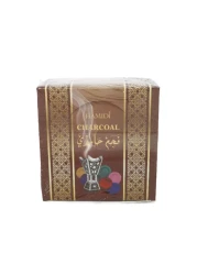 Hamidi Fast Ignition Burns Longer- Smokeless &amp; Odorless Black Coal 33mm