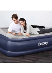 بيست واي كوين سرير هوائي مع مضخة تيار متردد أزرق 203× 152× 56 سم