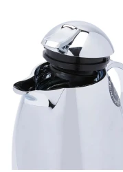 Emsa Auberge Quick Tip Vacuum Flask - Chrome 350 ml