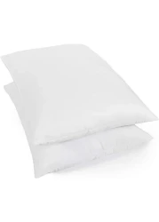 Krude 2-Piece Soft Microfiber Pillows Polyester, White 45 X 75cm