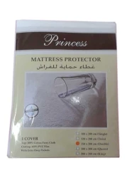 Princess - Terry Water Proof Mattress Protector White 120x200 cm