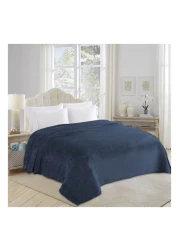 La Collection 280 GSM Polyester Blanket Double 28012810 Dark Grey 200x220cm