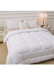 GOLDEN HOME Comforter Duvet Quilt Insert Full White Down Alternative All Season Microfiber (King (220x240 cm)