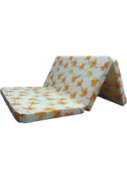 Vital Folding Foam Mattress 180X120X7 Cm, Multi Color
