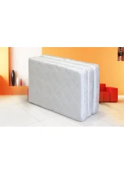 Comfy Portable White Satin 180x90x7cm Medicated Folding Mattress