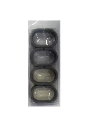 Shower Curtain Ring Grey 12