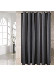 Home Pro Polyester Shower Curtain Grey 180x180cm
