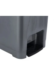 Royalford Slim Pedal Dust Bin, RF10794, 15L Plastic Waste Bin Practical Slim Bin For Bathroom, Kitchen Or Office Foot Pedal Trash Bin For Commercial Purpose, Multicolor