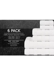 6 Piece Turkish Towels
