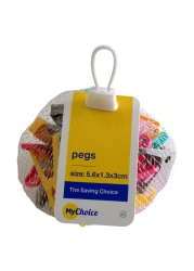 MyChoice Cloth Pegs Set Multicolour 20 PCS