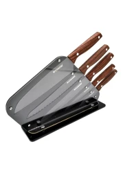 Winsor Stainless Steel Chef Knife Block Set 5 PCS