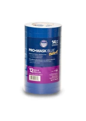 IPG ProMask Blue with BLOCIt Premium 14Day Masking Tape 70 x 60 yd Blue 12Pack