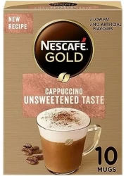 نسكافيه جولد كابتشينو، خليط من القهوة غير محلى في اكياس، 14.2 غرام، 10 اكياس