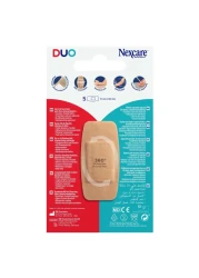 Nexcare DUO Bandages Plasters Maxi 51 mm x 102 mm 5 PCS