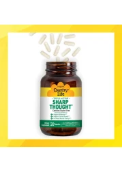 Country Life Triple Action Sharp Thought Capsules 30's