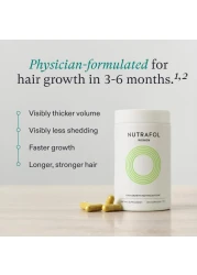 Nutrafol Womens Hair Growth Supplements Ages 1844 Clinically Proven for Visibly Thicker and Stronger Hair Dermatologist Recommended 1 Month Supply
