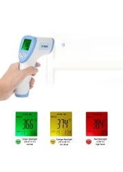 Generic-IR Infrared Thermometer Digital LCD Non-contact Forehead Body Surface Temperature Measurement Data Hold Function