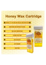 6-in-1 Roll On Hot Depilatory Waxing Kit for Sensitive Skin, Wax Cartridge Warmer for Arms, Legs &amp; Body Hair Removal, At-Home Waxing Kit for Women &amp; Men