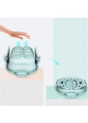 Generic Foldable Footbath Basin Tub Spa Massage Basin Portable Folding Travel Foot Wash Basin,Plastic/Rubber Foldable Bucket For Soaking Feet To Apply Callus Remover