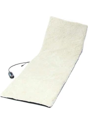 Bed Mattress Body Head, Neck, leg Massager with 9 Motor Vibrator &amp; 9 Soothing Heat,Heated Shiatsu Massager, Relieves Stress or Tension