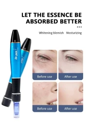 Dr Pen Ultima A1 Wireless Microneedling with 12Pcs Cartidges Kit Microneedling Derma Pen Micro Needles Pen Home Skin Care Device