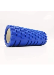 ULTIMAX EVA Yoga Foam Roller Floating Point Gym Physio Massage Fitness Equipment Massager for Muscle Multicolor (Blue) - 35cm