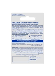 Labello Hyaluron Lip Moisture Plus Lip Balm with Menthol Sheer Rose 5.2g