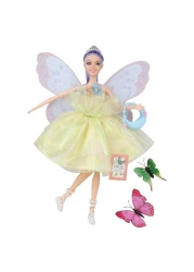 HK Emily Doll and Butterfly Set Yellow