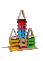 Generic 150 Creative Wooden Puzzle Building Blocks