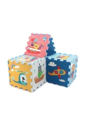 Sunta Transportation &amp; Animals Baby Puzzle Mat 9-Pieces