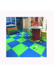 6-Piece Baby Play Mat Set EVA Foam Kids Rug Puzzle 60x60x0.8cm - Multicolor