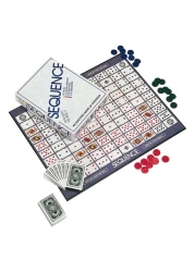 Generic Sequence Board Card Coins Game