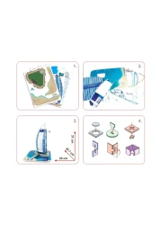 كيوبيكفان أحجية برج العرب ثلاثية الأبعاد متعددة الألوان حزمة من 101
