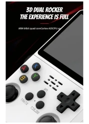 وحدة تحكم ألعاب محمولة كلاسيكية - شاشة IPS مقاس 3.5 بوصة، نظام Linux، سعة تخزين مدمجة 32 جيجابايت + 64 جيجابايت، نظام محاكي مثبت مسبقًا مع أكثر من 1500 لعبة كلاسيكية