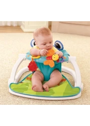 Baby Upright Floor Seat Comfy &amp; Portable Baby Floor Support Seat for Sitting, Playing, &amp; Development Lightweight and Secure Baby Chair for 3-12 Months
