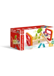 Hape Monster Match 'N' Smash Hammer Bench 10pcs, Colour Matching Hammer Bench, Color &amp; Number Recognition, Educational Wooden Toy, Multicolour, Toys For 1 year &amp; Up