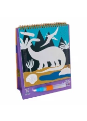 Floss &amp; Rock Dino Magic Water Easel and Pen - Reusable Water Drawing Set for Kids