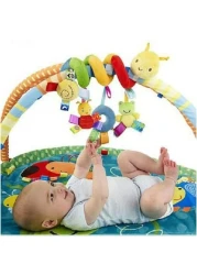 Crib Bed Stroller Car Seat BarBaby Stroller Toy Activity Spiral Hanging Toy